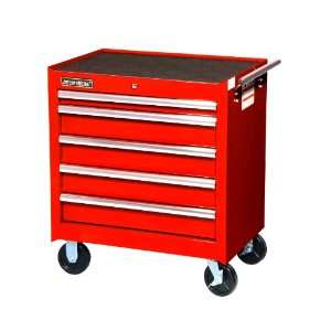    2705RD 27 Inch 5 Drawer Red Toolbox with Ball Bearing Drawer Slides
