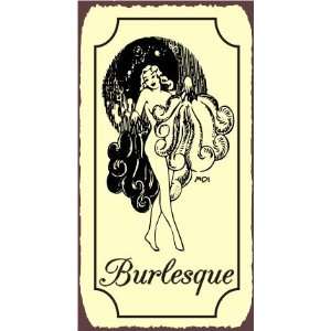  Burlesque Vintage Metal Art Bar Retro Tin Sign: Home 