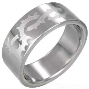  Tribal Vine Link Stainless Steel Ring 11 Jewelry