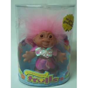  The Original Good Luck Troll Pink Hair/dress: Toys & Games
