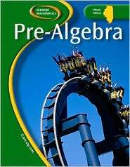 Glencoe Pre Algebra, il Student Edition, (0078693594), McGraw Hill 