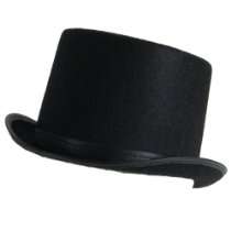   Store   NEW FELT TOP HAT RING MASTER DANCE COSTUME STAGE BLACK   Large