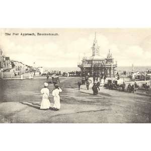   1910 Vintage Postcard The Pier Bournemouth England UK 