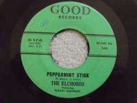 THE ELCHORDS Peppermint Stick GOOD RECORDS 45rpm SINGLE  