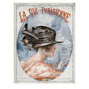 La Vie Parisienne, Magazine Plate, France, 1918 Premium Poster Print 