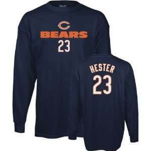  Devin Hester Reebok Name and Number Long Sleeve Chicago 