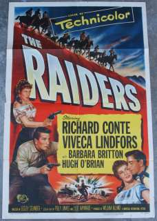   Raiders (1952) Richard Conte/Viveca Lindfors/H.OBrian, western  