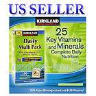 kirkland signature daily multi vitamin pack 100 packs 
