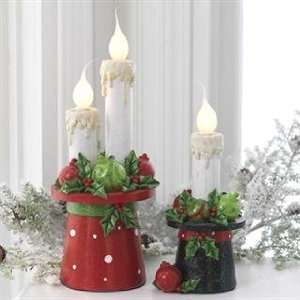  Raz Imports Christmas decoration set of 2 lighted 15 inch 