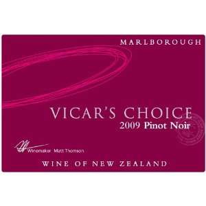  Saint Clair Vicars Choice Pinot Noir 2009 Grocery 