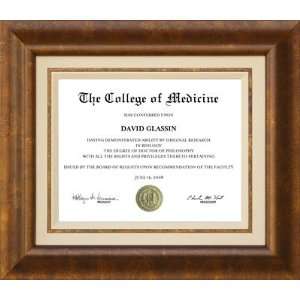  Wordyisms Signature Diploma Frame with Inlaid Wood Sports 