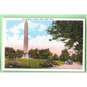  Postcard The Obelisk Central Park New York City 1 