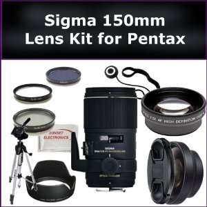  Sigma 150mm f/2.8 EX DG OS HSM APO Macro Lens Kit for 