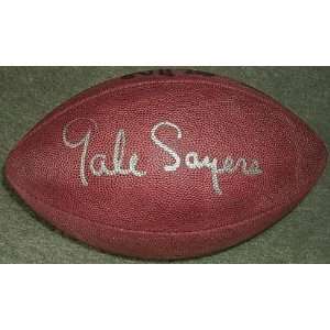 Gale Sayers Autographed Ball   w/HOF77 