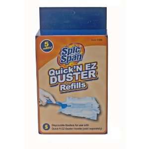   and Span Kleen Maid 00998 Blue Quick N EZ Duster with 5 Refill Heads