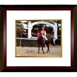  Gary Stevens Autographed/Hand Signed Horse Racing Paddock 
