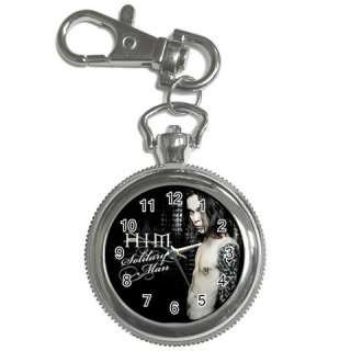 Him Ville Valo Key Chain Watch Pocket Round Gift  