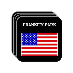  US Flag   Franklin Park, Illinois (IL) Set of 4 Mini 