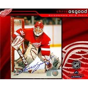  Chris Osgood Detroit Red Wings Autographed/Hand Signed 