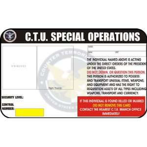  CTU Badge Counter Terrorist Unit and CTU pic Office 