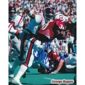  George Rogers Autographed/Hand Signed South Carolina 