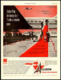1955 vintage ad for Allison Turbo Prop engines 67  