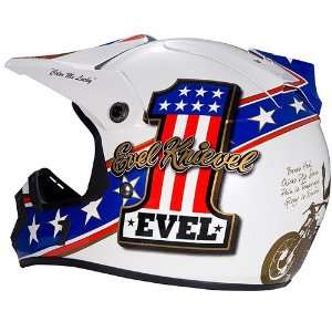  Rockhard Motocross Motorcycle Helmet   Evel Knievel X 
