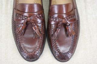  Magnanni Mens Mali tassel woven Loafers Shoes 8 New Rare 