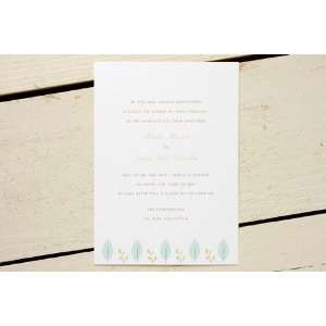  Leaf Wedding Invitations by Blonde