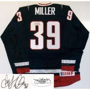   Miller Team Usa 2010 Signed Nike Jersey Sabres Jsa 