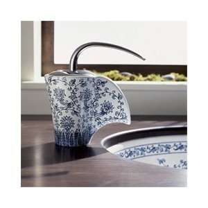  Kohler Vas® ceramic faucet with Imperial Blue design 
