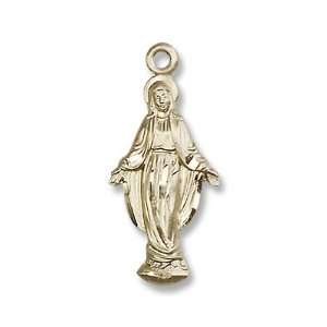  14K Gold Miraculous Medal Jewelry
