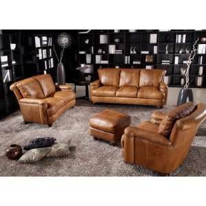  Ran Outland 3 Piece Sofa Set in Pecan Furniture & Decor