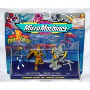  Power Rangers Micro Machines #2 Dragonzord Vs Goldar Toys 