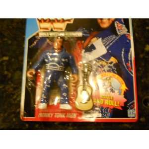   Wwf Honky Tonk Man with Rattle and Roll 1990 Blue Card Toys & Games