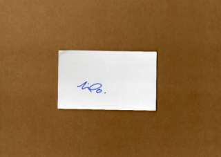 Milo Ventimiglia Signed Auto Autograph Index Card Heroes Rocky Balboa 