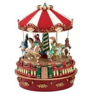    Mr. Christmas Mini Carnival Music Box, Carousel: Home & Kitchen