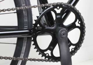 54cm Black Fixed Gear Bike Single Speed Riser Bar Fixie Road Bike 