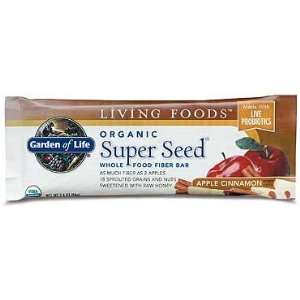  Super Seed Whole Food Fiber Bars (12 Bars), Garden of Life 