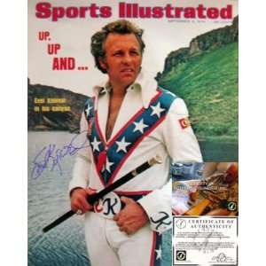  Evel Knievel Signed 16x20 Sports Illustrated Cover Sports 