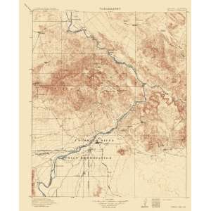 USGS TOPO MAP PARKER ARIZONA (AZ/CA) 1911