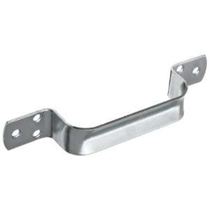 Monroe Steel Non Threaded Pull Handle, Rectangular Grip, Zinc Plated 
