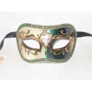  Green Colombina King Venetian Mask: Home & Kitchen