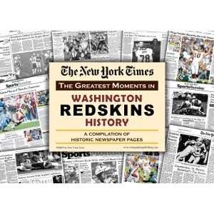  Washington Redskins unsigned Greatest Moments in History 