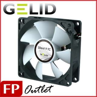 GELID SILENT 9 TC 92mm Temperature Control PC Case Fan  
