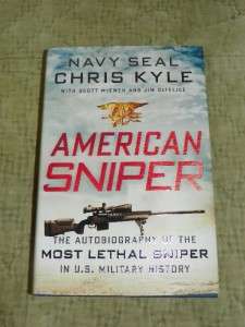 American Sniper by Navy Seal Chris Kyle Signed 1st Ed. ERROR BOOK 