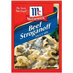 McCormick Beef Stroganoff Sauce Mix   12 Pack  Grocery 
