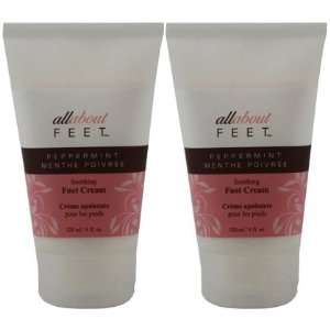  All About Feet Soothing Foot Cream, 4 oz, 2 ct (Quantity 