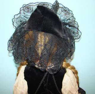 C1930 40 Switzerland Swiss Costume Doll Celluloid Cloth Pristine 