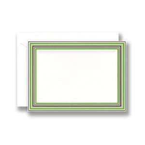  Green and Brown Striped Note